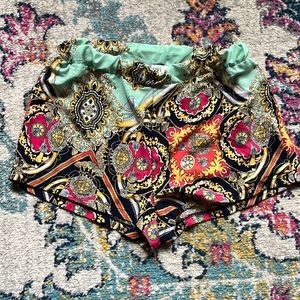 Elastic-Top Fabric Shorts